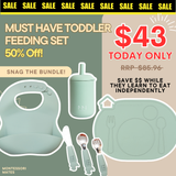 $43 Toddler Mealtime Bundle - SALE