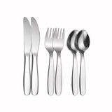 6 Pc Set Kids Stainless Steel Cutlery