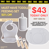 $43 Toddler Mealtime Bundle - SALE