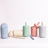 2 in 1 Kids Silicone Open Cup