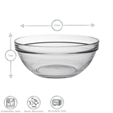 Kids Meal Bowl - 17cm - Duralex Glass - Montessori Mates