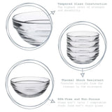 Kids Duralex Glass Snack Bowl 12cm