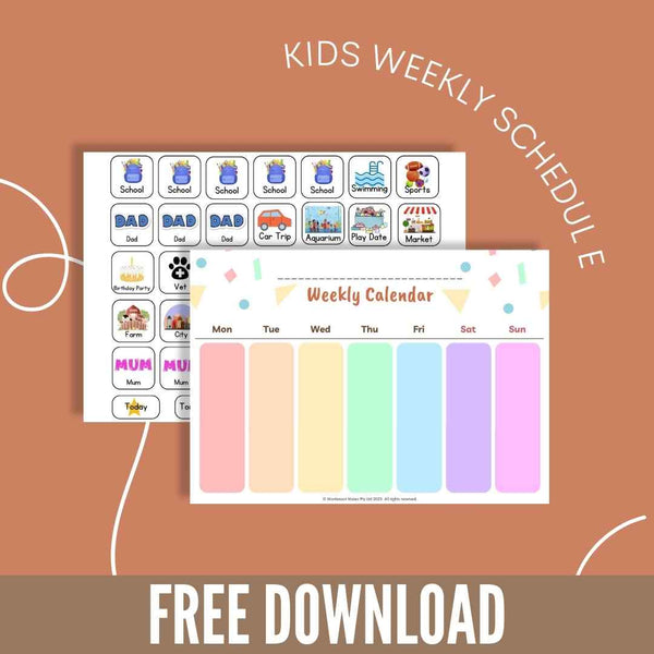 3 Benefits of Visual Calendars for Kids