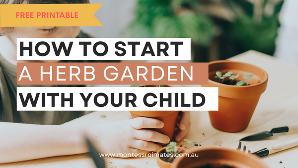 How to Start a Montessori Herb Garden With Your Child (Plus a Free Printable!)