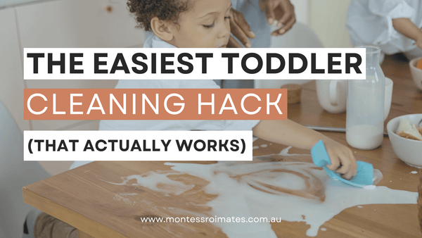 The Easiest Montessori Cleaning Hack for Toddlers (That Actually Works)