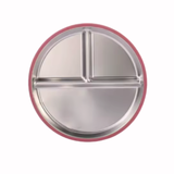 [PRE-ORDER] Kids Stainless Steel Divided Plate with Lid