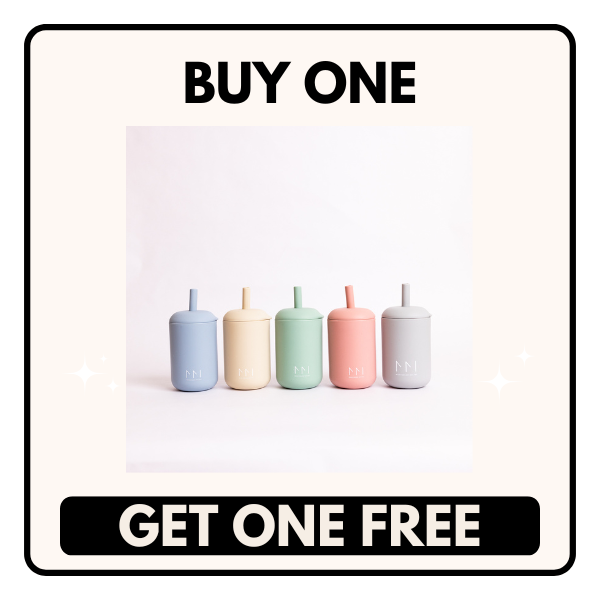 2 in 1 Kids Silicone Open Cup