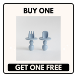 Baby's First Silicone Cutlery Set