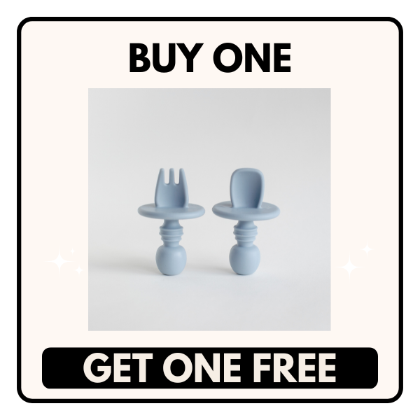 Baby's First Silicone Cutlery Set
