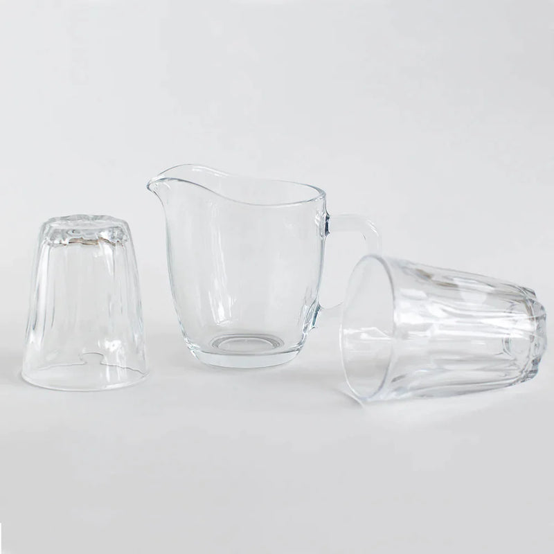 Carton of 6 x Child-Sized Glass Pouring Jug