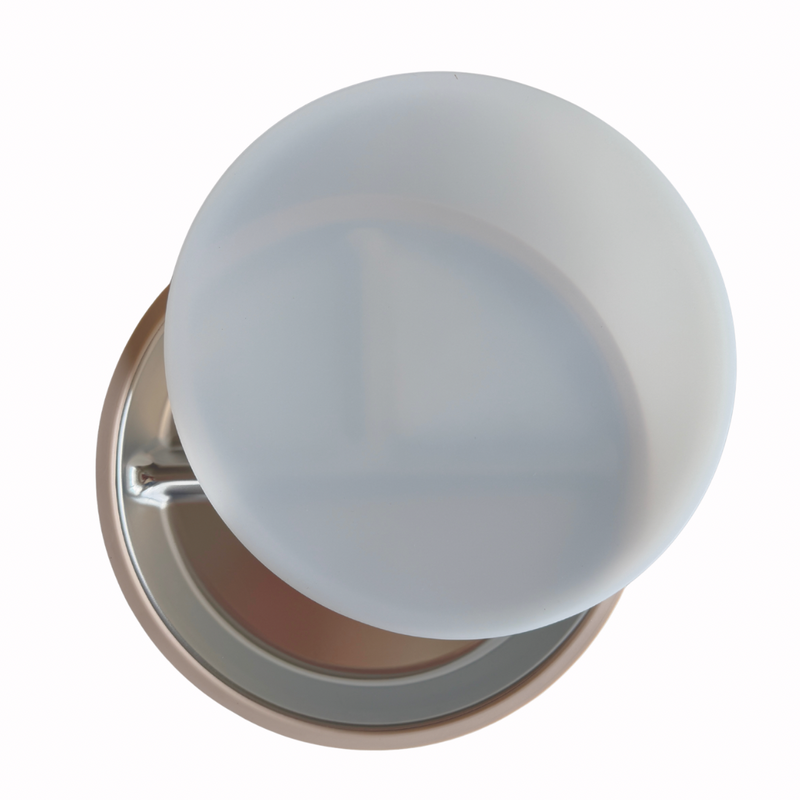 Kids Stainless Steel Divided Plate with Lid