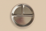 Kids Stainless Steel Divided Plate with Lid