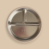 Kids Stainless Steel Divided Plate with Lid