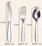 6 Pc Kids Stainless Steel Cutlery Set