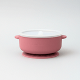 Baby Stainless Steel Bowl with Lid - Montessori Mates