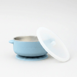 Baby Stainless Steel Bowl with Lid - Montessori Mates