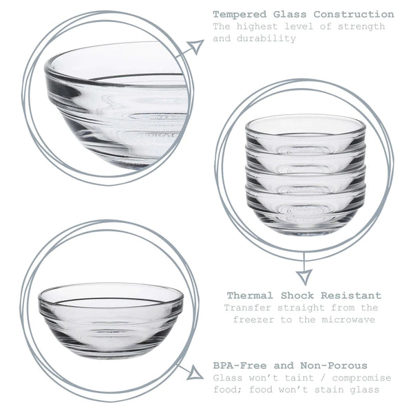 Kids Meal Bowl - 17cm - Duralex Glass
