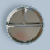 Kids Stainless Steel Divided Plate with Lid