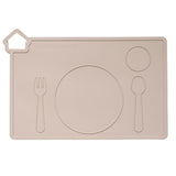 Original Montessori Mates® Silicone Placemat Placemat Montessori Mates Almond Sand 
