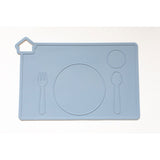 Original Montessori Mates® Silicone Placemat Placemat Montessori Mates Blue Fog 