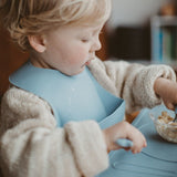 The Comfy Silicone Baby Bib - Montessori Mates