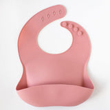 The Comfy Silicone Baby Bib - Montessori Mates
